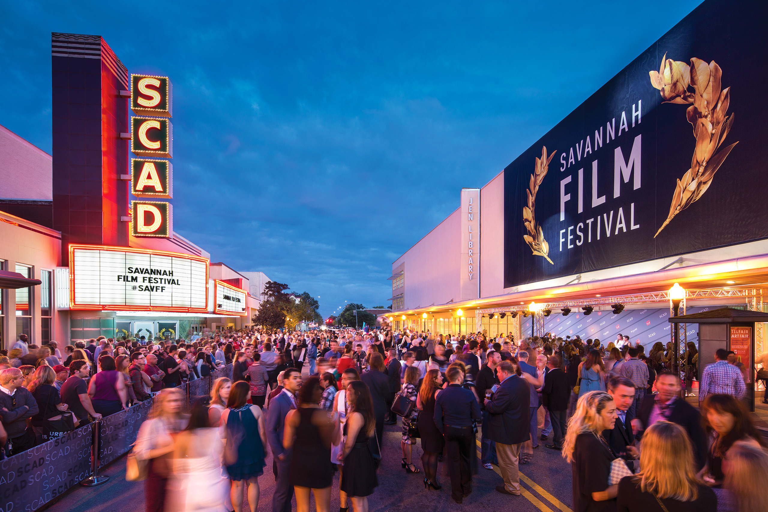 Street party at 2015 Savannah Film Festival